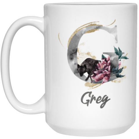 Name Mug -- Greg -- 15oz -- CC