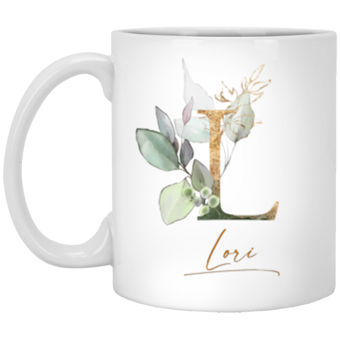 Name Mug -- Lori (Botanica and Gold Herbs) -- 11oz -- CC