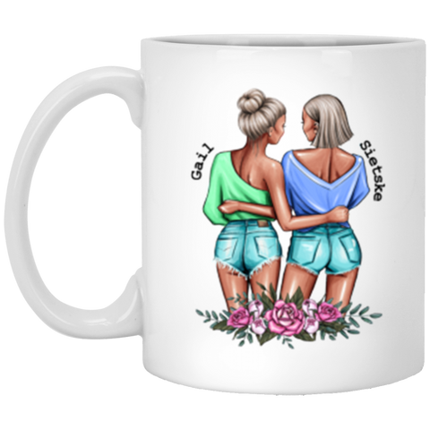 Friend mug --  Gail & Sietske -- 11oz -- CC