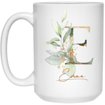 Botanica and Gold Herbs -- 15 oz. White Mug -- Emma