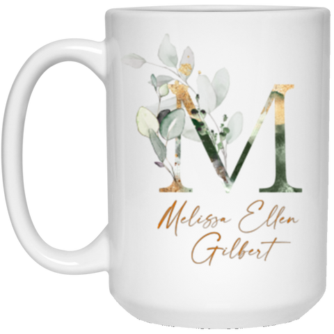 Name Mug(Botanica and Gold Herbs) -- 15oz --Melissa Ellen Gilbert-- customcat