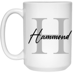 21504 15 oz. White Mug - Hammond H Style 2