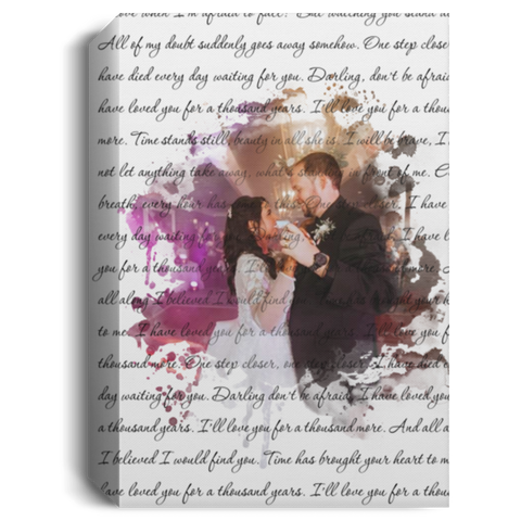 CC 24x36 Canvas 1.5in Frame - Cole & Indulekha 04.25.2022 - A Thousand Years