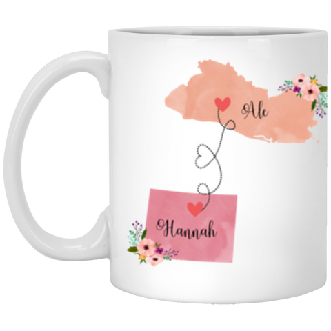 Friends Distance Mug (Best Forever) --  11oz  -- Hannah & Ale --CC