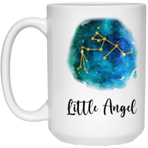 Zodiac Constellation Mug(Aquarius) -- 15oz -- Little Angel - customcat