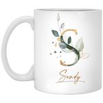 Botanica and Gold Herbs --  11 oz. White Mug -- Sandy