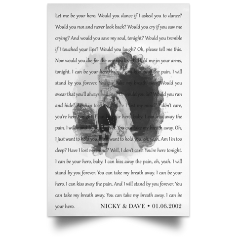 CC Poster 12x18 - Nicky & Dave 01.06. 2002 - Hero