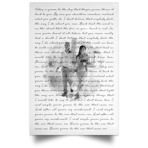 CC Satin 12x18 Poster - Wonderwall Oasis - Font 3 1.3