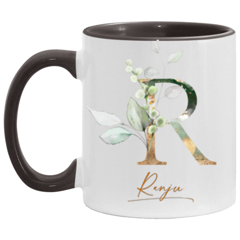 Name Mug -- Ranju -- Black Accent -- CC