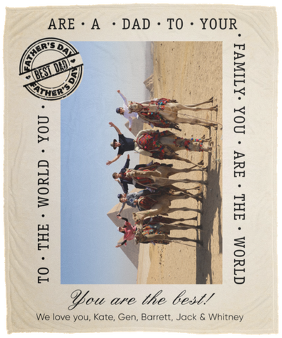 Dad Blanket - 50x60 -- Kate, Gen