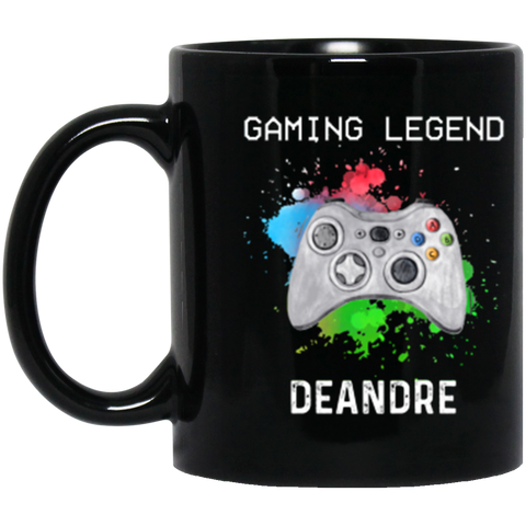 Gamer Mug -- DEANDRE -- 1 -- 11oz Black -- CC