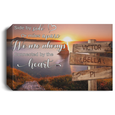 Street sign -- VICTOR BELLA PI -- Canvas 12x18 -- CC