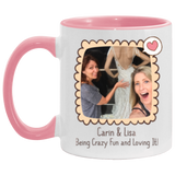Mug -- Carin & Lisa -- Pink Accent -- CC