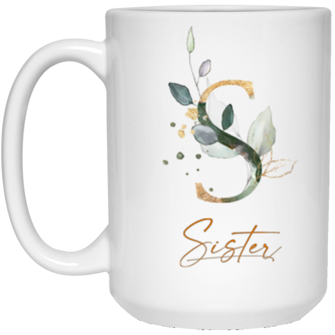 Name Mug(Botanica and Gold Herbs) -- 15oz -- Sister -- CC