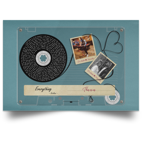 Cassettes-Tape -- Poster 16''x24'' -- DeAndre & Mercedes