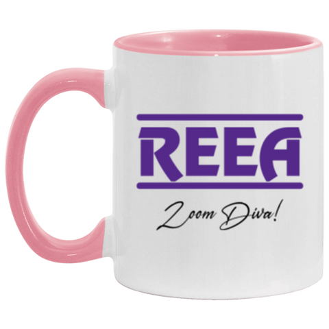 Name photo Mug -- Zoom Diva! -- Pink Accent -- CC