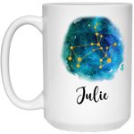 Zodiac Constellation Mug (Sagittarius) -- 15oz -- Julie- customcat