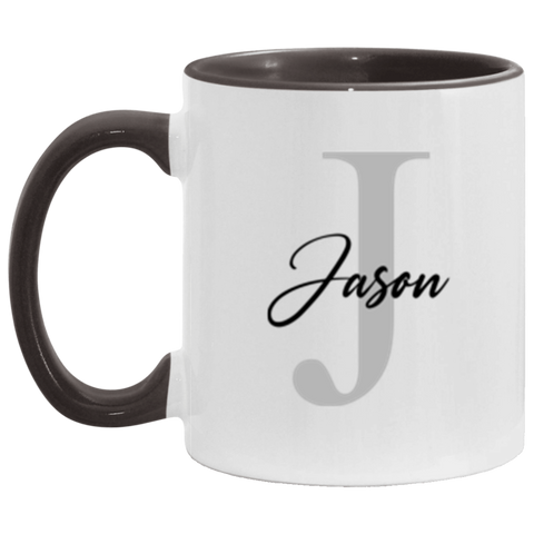 CC 11oz. Black Accent Mug - Jason J Style 2