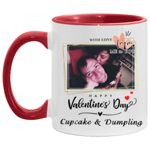 Valentine's Day Mug -- Red Accent -- Cupcake & Dumpling -- CC