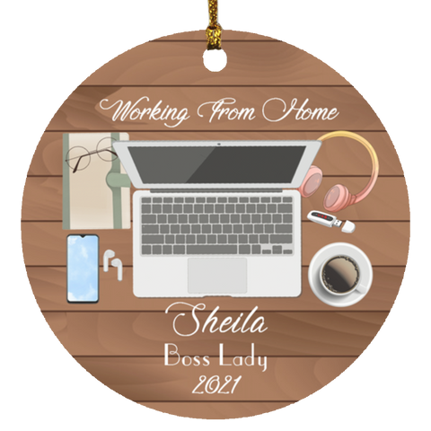 Home working Ornament -- Sheila  Boss Lady -- CC
