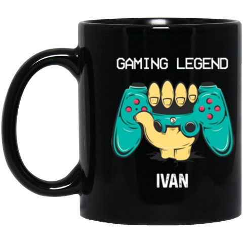 Gamer Mug -- IVAN -- 3 -- 11oz Black -- CC