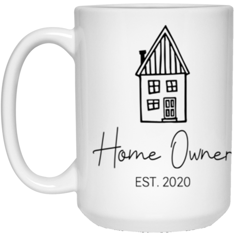 New Home Mug(Home Owner 1) -- 15oz --Steve & Mallory-- customcat