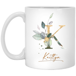 Botanica and Gold Herbs -- 11 oz. White Mug -- Kaitlyn