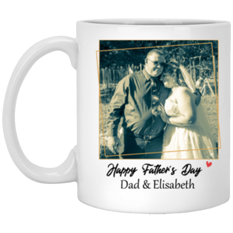 Dad mug -- Elisabeth & Dad -- 11oz -- CC