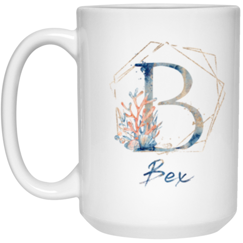 CC 15oz. White Mug - Bex B D2 F4 - Kiss You Anytime