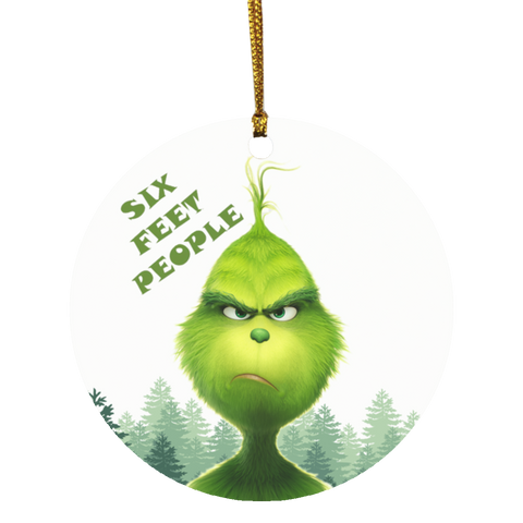 Christmas Ornaments(Christmas Hater) -- Circle -- Design 2 -- customcat