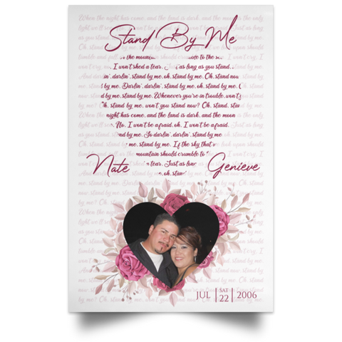 Nate & Genieve  -- Poster 16x24 -- CC