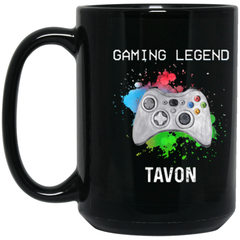 Gamer Mug -- 1 -- TAVON -- 15oz Black -- CC