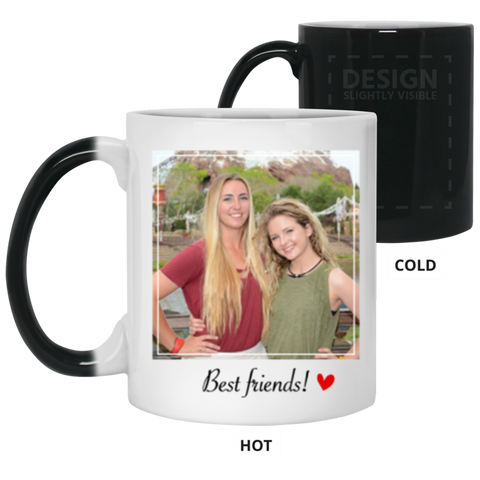 Heat Color Changing Mug -- 11oz -- Best friends