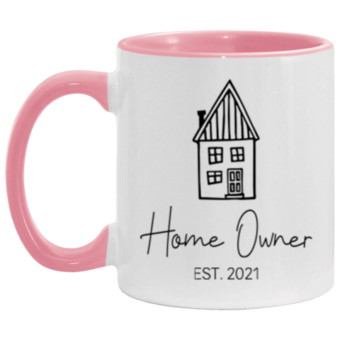 Home Mug -- Heathsville VA 2021 -- Pink Accent -- CC