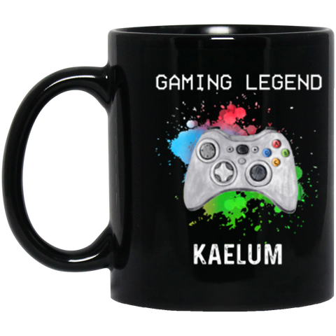 Gamer Mug --   KAELUM -- 1 -- 11oz Black -- CC