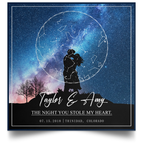 Poster -- Taylor & Amy -- 16x16 -- CC