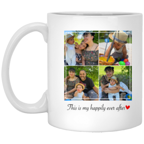 CC 11oz. White Mug - This is my happily ever after