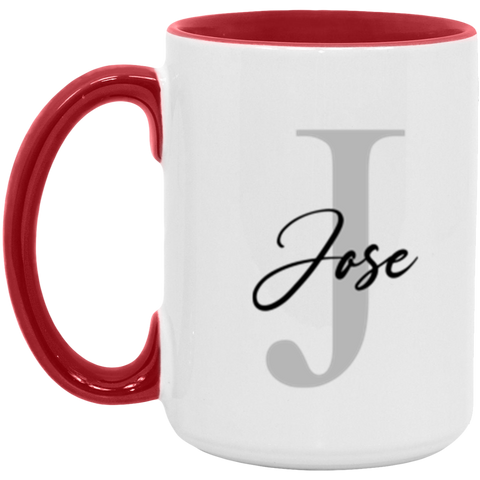 Name Mug -- Jose -- 15oz Red accent -- CC