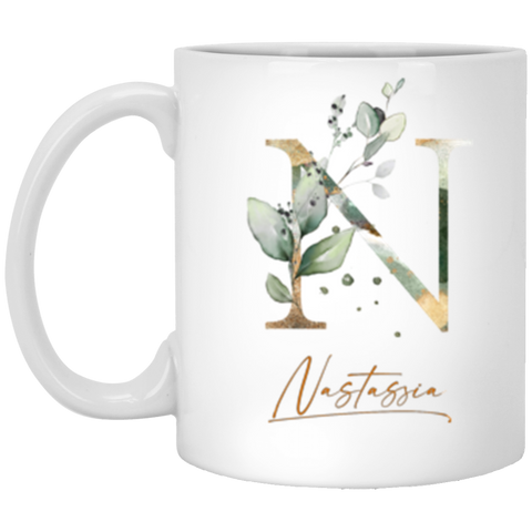 Name Mug -- Nastassia (Botanica and Gold Herbs) -- 11oz -- CC
