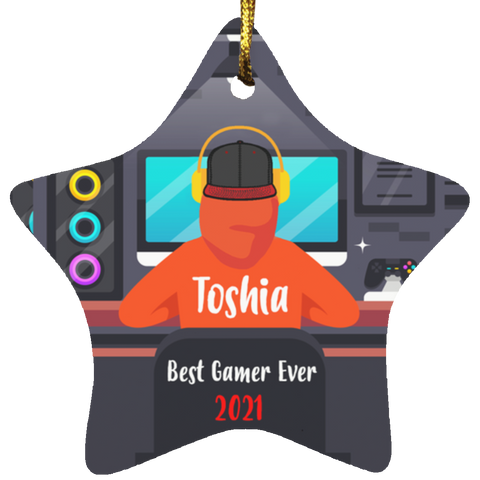 Gamer Ornament -- Toshia 2021 -- CC
