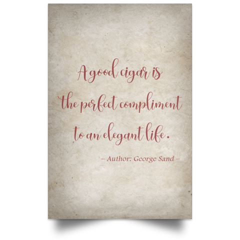 CC 12x18 Poster - Author: George Sand