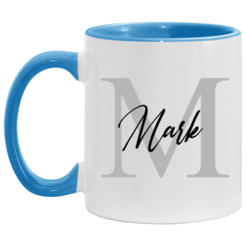 CC 11oz. Blue Accent Mug - Mark M Style 2