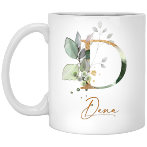 Name Mug(Botanica and Gold Herbs) -- 11oz -- Dana -- customcat