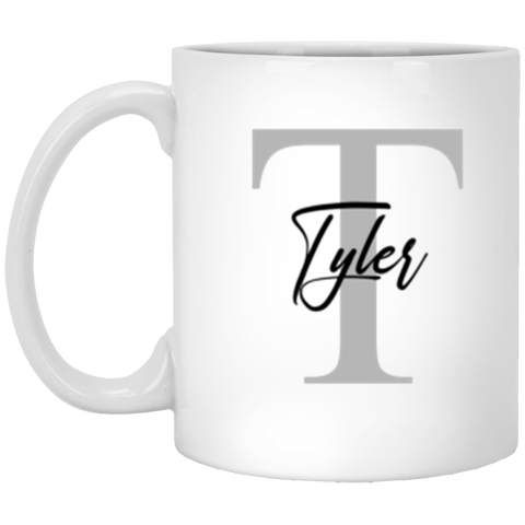 Name mug -- Tyler (style men) -- 11oz -- CC