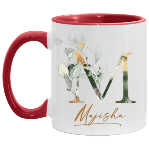 Name Mug -- Majisha -- Red accent -- CC