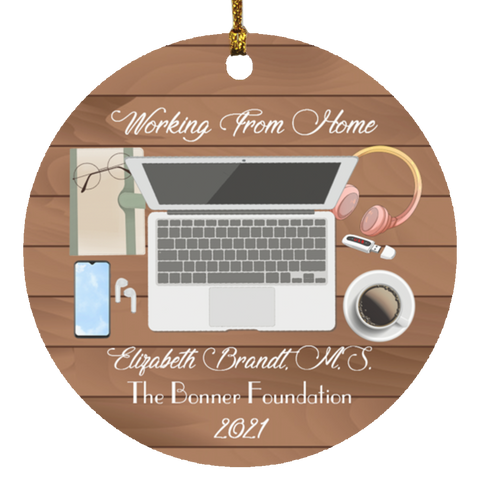 Home working ornament -- Elizabeth Brandt, M.S. -- CC