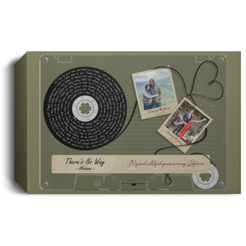 Cassettes-Tape Prints -- 12"X18" -- Brandy & Jacey 09.15.10