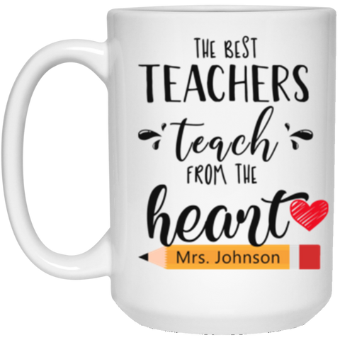 Teacher Mug -- 15oz -- Mrs. Johnson -- CC