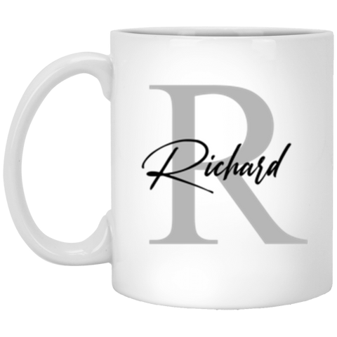 Name mug -- Richard (CHECK OUT ME NEW SHOES) -- 11oz -- CC