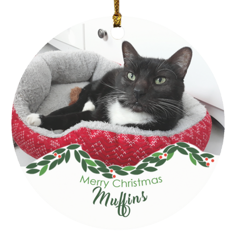 Pet Ornament -- Muffins -- Circle -- CC